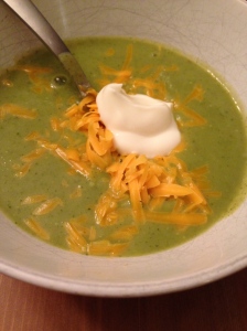 Anna's request: cream of broccoli soup